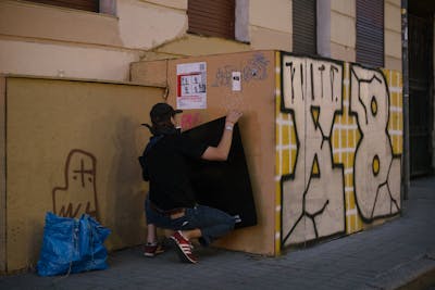 Street art graffiti