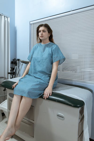 Doctor speaking with patient